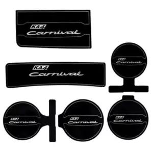 카니발 KA4 기스방지 LED 도어캐치 컵플레이트/ 왜건용 디테일튜닝 부착용매트 남친차