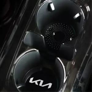 카니발 KA4 호환 1열 센터 컵홀더 아크릴 포인트 커버/ 새차관리용 남친차 플레이트