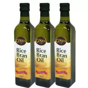 골든필드100% 현미유 500ml 3개 아기식용유 미강유