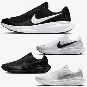 나이키 레볼루션 8 블랙 화이트 남성 여성 런닝화