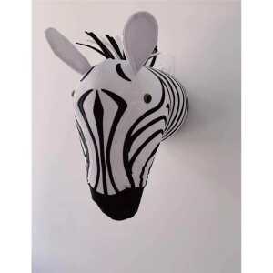 헌팅트로피 인테리어 거실 43x35x25 매장 제품 펠트 아이 얼룩말 벽걸이 방