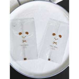 포장지 귀여운 제품 실링 7x12cm비닐 곰 투명 100매 마들렌 비닐