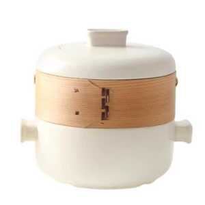 세라믹 도자기 제품 일본식 가정용 편백 찜기 나무 냄비