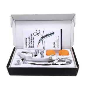 충전식 전기 접촉 강력한 포인트 경락 젤 레이저 제품 에너지 다기능 침술 마사지 펜