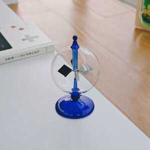 태양광 풍차 에너지 집 모빌 인테리어 유리 소품 꾸미기 홈데코 바람개비 제품 빛 회전 장식품