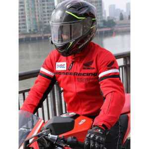 혼다 레이싱 라이더 메쉬 슈트 제품 보호패드 탈부착 자켓 오토바이 여름