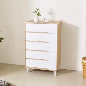 프렌드 5단 800 광폭서랍장 다리형 DF926428