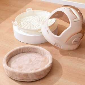 반려동물 반려묘 제품 고양이 이동가방 45x37cm 외출용 이동장 캐리어