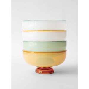 4컬러 11x6cm 샐러드볼 300ml 볼 그릇 접시 제품 빙수볼 디저트볼