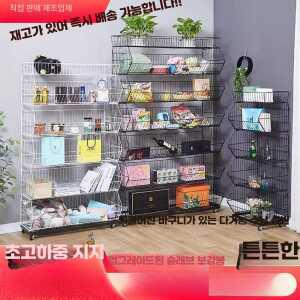 바퀴달린 이동식 제품 창고 편의점 주방 마켓 슈퍼 선반 매대 다용도