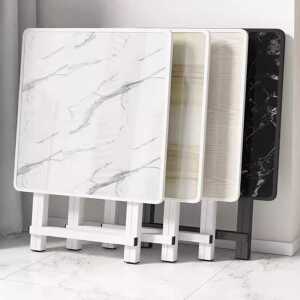 대리석 패턴 식탁 테이블 가정용 책상 접이식 탁자 상판 거실 제품