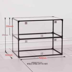 투명 아크릴 베이커리 수납 제품 카페 캐비닛 탁상형 수납함 진열장 다층