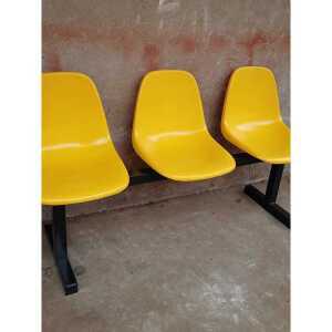 실내외 벤치형 제품 대기실 플라스틱 4인승 체어 의자 3인승 공공장소 등받이