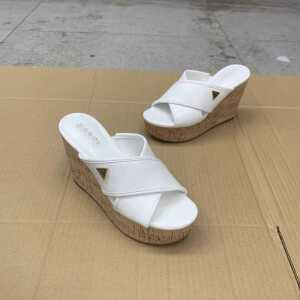 2컬러 여성용 여름용 제품 캐주얼 샌들 슬리퍼 웨지힐 키높이