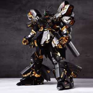 건담 시리즈 모빌슈트 모형 장식품 골드 사자비 제품 프라모델 수집품