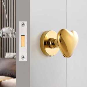 하트 손잡이 핸들 인테리어 침실 제품 문고리 미닫이문 도어 아이 방문