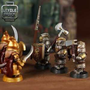 반지의제왕 철산 도끼병 레일리 난쟁이 에레보르 창병 제품 커스텀레고 병사 피규어 종족