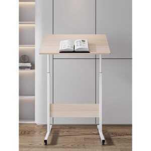 교실 스탠딩 테이블 리프팅 책걸상 공시생 학교 학원용 컴퓨터 접이식 데스크 제품 60X40화이트 책상