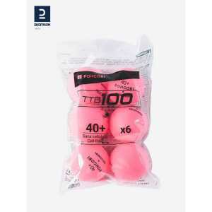 데카트론 탁구 트레이닝 핑퐁 경기 공 제품 볼 세트 훈련 6개 연습