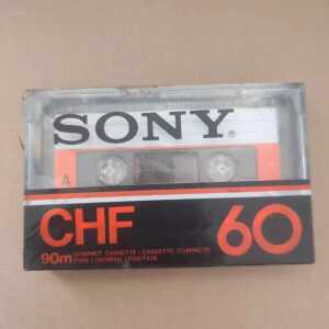 소니 오디오 플라스틱 재생 제품 카세트 카세트테이프 CHF60 오디오녹음