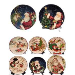 크리스마스접시 크리스마스 요리 산타 예쁜접시 디저트 눈사람 제품