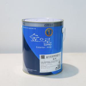 KCC 숲으로 외부용 플러스 3.78L 무광 흑색 (검정색)