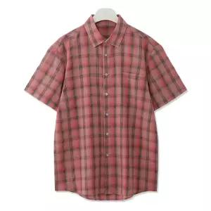 [엠엔씨][MNC] 코튼린넨 체크 반팔셔츠 (MDSS070JO)