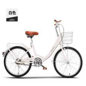 클래식 자전거 22인치 성인용 학생용 제품 바구니 가벼운 24인치 산책