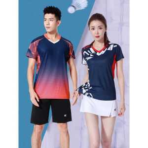 배드민턴 공용 여름 스포츠웨어 탁구복 상의 유니폼 제품 배드민턴복
