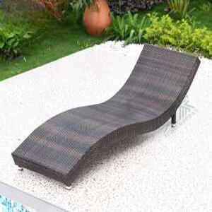 해변 썬배드 수영장 침대 마당 베란다 마당 홈캉스 s자 썬베드