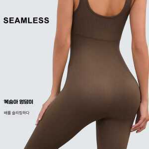 점프슈트 바지 제품 나시 플라잉요가 선수 블루 요가복 대회 여성 스포츠 레깅스 피트니스 빅사이즈