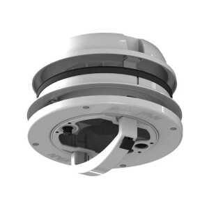 0003810W 팬 제품 6인치 돔 및 조명 흰색 직경 플러스12V