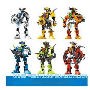 스타 선물 로봇 모델 바이오니클 블록 워리어 제품 메크 결합 어린이 브릭 빌딩 크리스마스 장난감