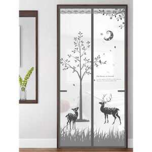 바른템 미세 현관문 창문 롤방충망 제품 자석모기장 접이식