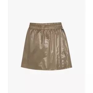 [디아도라] 크로스코트 페이크 레더 스커트 베이지 140441018