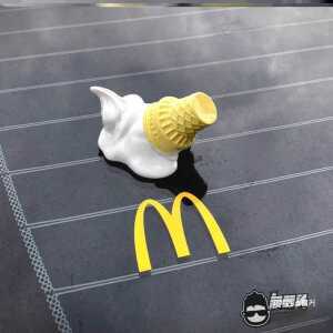 콘 아이스크림 스티커 모양 액세서리 장식 제품 카 자동차