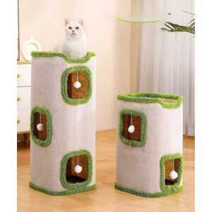 고양이 스크레쳐 용품은 통합 나무 프레임 층 야옹 않