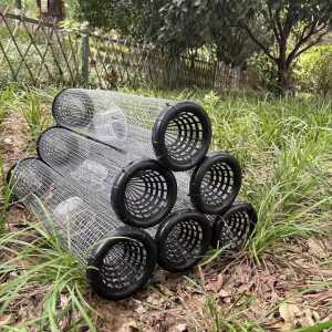 농업 원예 포획틀 철망 제품 뱀 소형 원통형 쥐 동물 두더지 덫