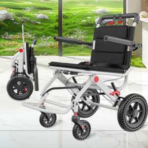 노인 장애인 휴대용 접이식 노약자 휠체어 이동 제품 수동 환자 보조