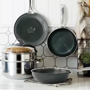 [에지리] IH 통3중 인덕션 스텐큐브G 프라이팬 궁중팬 멀티팬 아시아팟 모음전