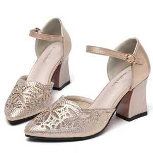 3컬러 5cm 슈즈 미들 구두 제품 7cm 샌들 굽 여성용