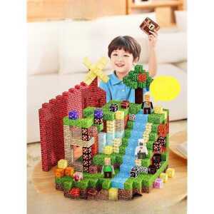 마인크래프트 장난감 블럭 제품 자석 블록 큐브 세트