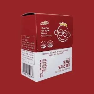 [롯데백화점]밀키요 [밀키요] 성장기 아이를 위한 종합비타민 포키즈 젤리 1박스(30포) 성장젤리