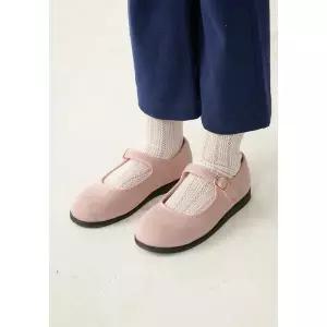 [빈](강남점)BZ14AF02PK 여아 핑크 스웨이드 구두