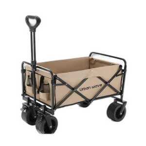 쇼핑카트 캠핑웨건 손수레 블랙 트롤리 중형 제품 웨건 트레일러 카트 경량