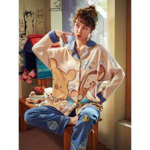 디즈니 곰돌이 잠옷 제품 세트 상하의 캐릭터 푸