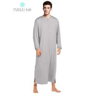 남자 원피스 모달 로브 긴팔 활동성 홈웨어 잠옷 제품 빅사이즈