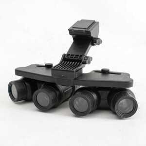 모형 야외 망원경 블랙 쌍안 장비 pvs18 투시경 적외선 제품 4구 야간 전술 세트