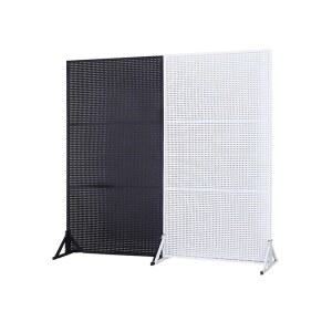 철제 파티션 타공 가벽 바퀴 화이트 이동식 세트 20개 공간분리 칸막이 50x120 인테리어