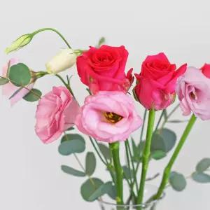 생화 장미 리시안셔스 어레인지먼트 꽃다발 꽃선물 꽃 포장 경매 꽃배달 정기구독